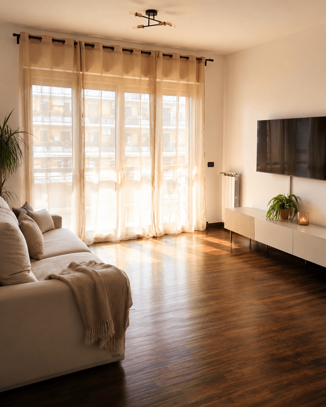 Ambiente interno di Lumina Stay